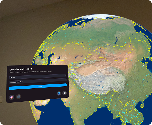 Globe Surfer VR Experience